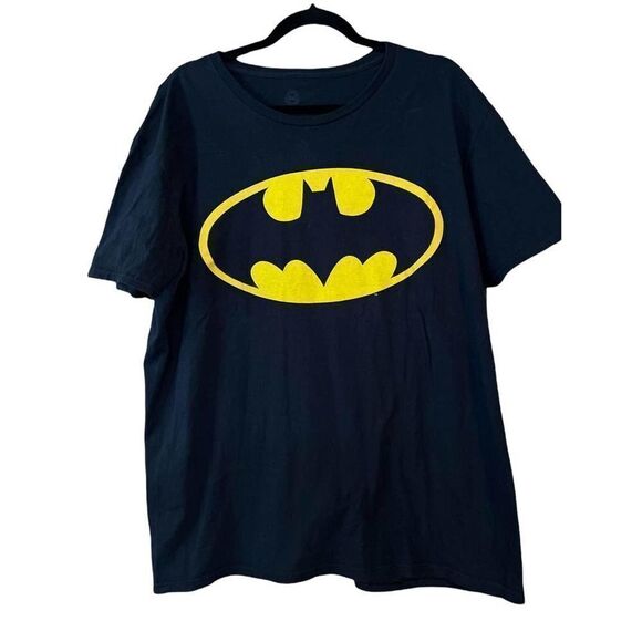 Batman DC Comics T-Shirt Men's Black Original Chest Logo XL - Picture 1 of 7